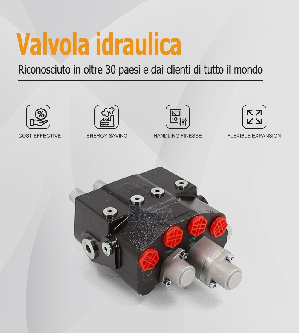 Mass Production of HSDM80-QTWDD-OTDD 2 Spool Directional Valves